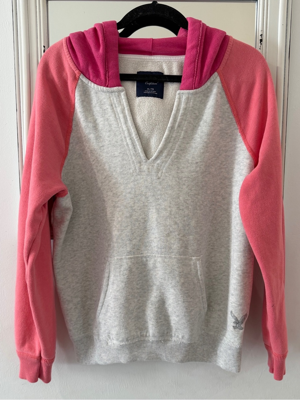 American Eagle Color Block Hoodie